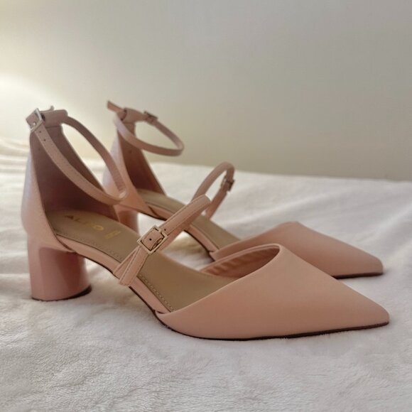 ALDO - Collette Strappy Heeled Shoes in Light Pink (New in Box), Size 9 - Picture 3 of 10